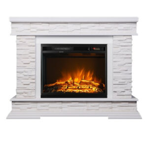 Cheminée électrique - Stone & Lorance color - 1500W - Effet pierre