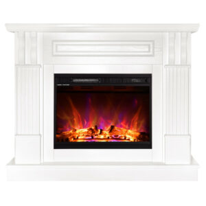 Cheminée électrique - Verona mini & Lorance color - 1500W - Flamme 3 couleurs