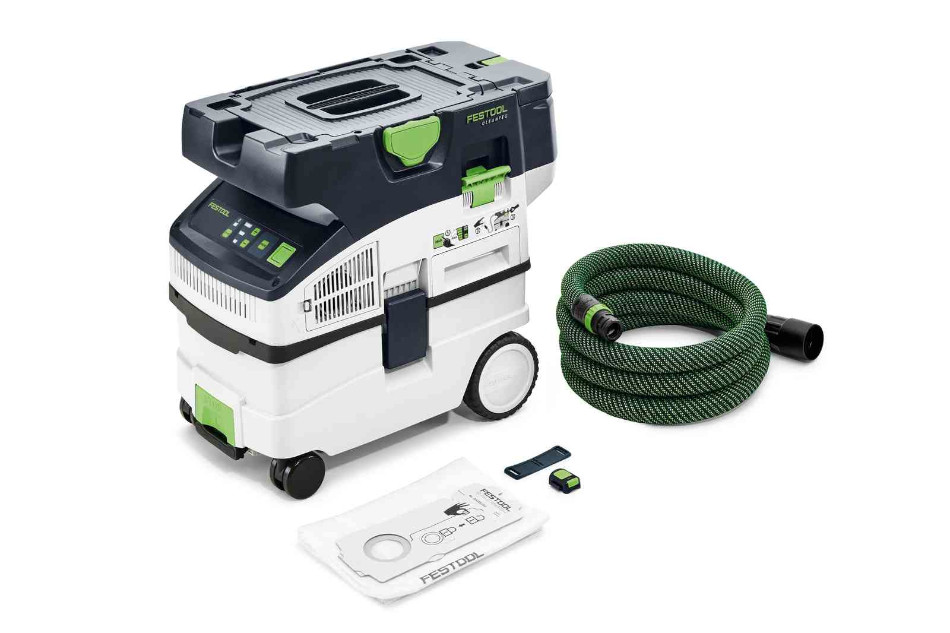 Aspirateur 2 x 18 V CLEANTEC CTLC MIDI I-Basic (sans batterie ni chargeur) FESTOOL 577066