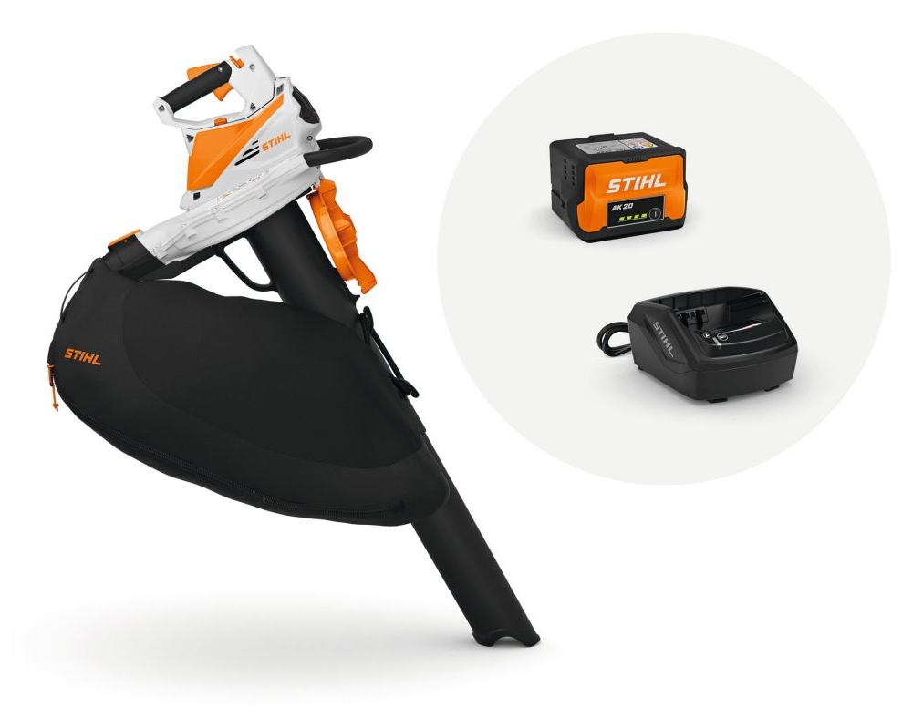 Aspiro-broyeur 36 V SHA 56 + batterie AK 20 + chargeur AL 101 STIHL SA02-011-7110