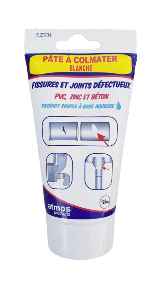 Pâte d'étanchéité 125 ml blanche ATMOS