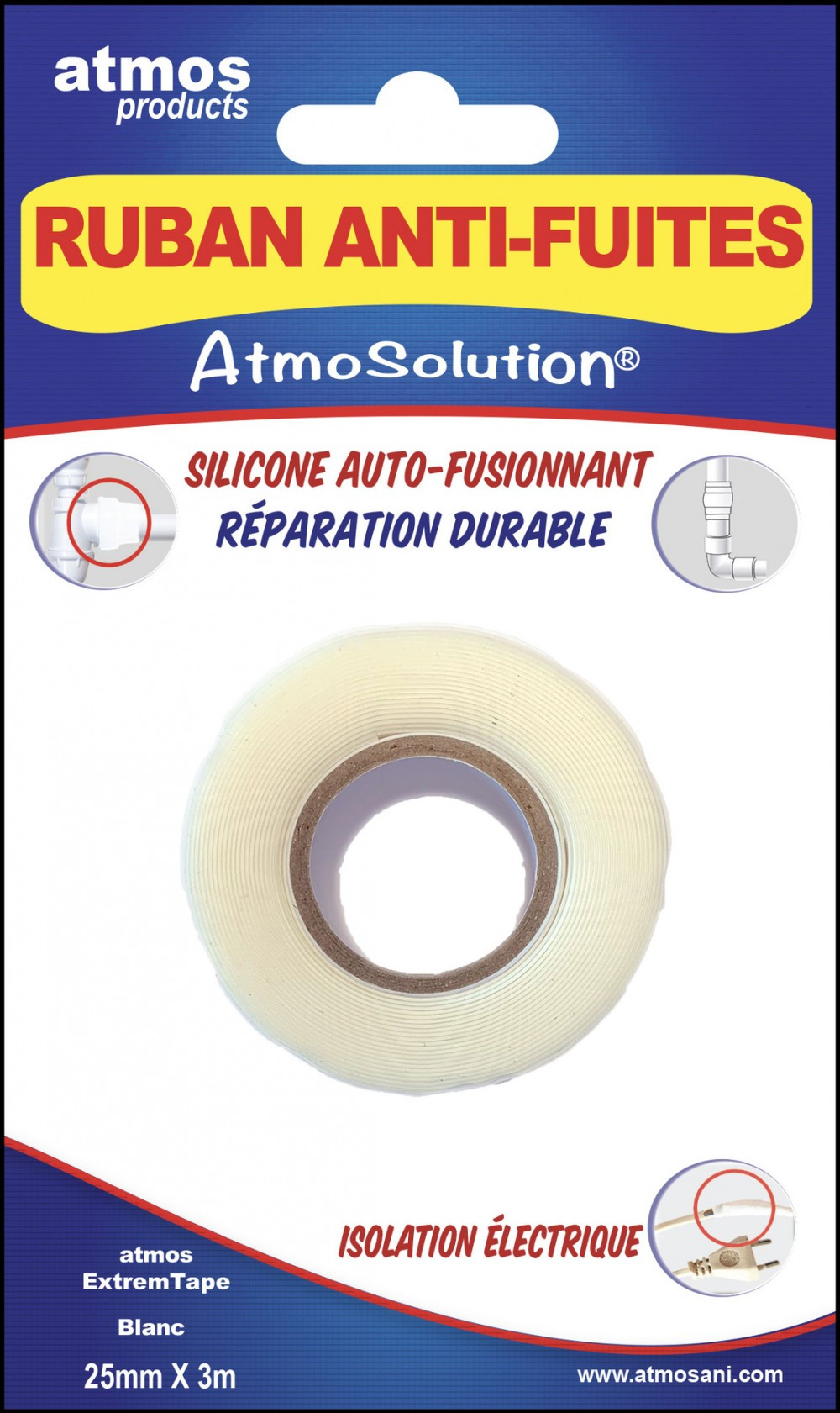 Ruban de réparation blanc ATMOS
