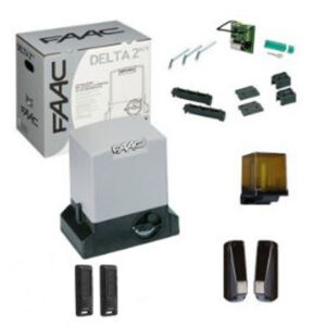 Automatisme pour portail Delta kit intégral 230 V 500 kg new FAAC 105630351