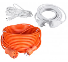 Rallonges electriques 5 m 3 x 1,5mm² - 16A Blanc