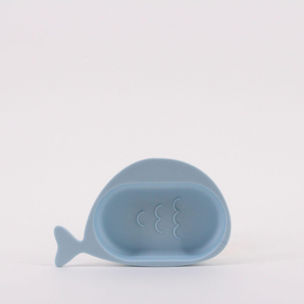 Porte savon Baleine bleu