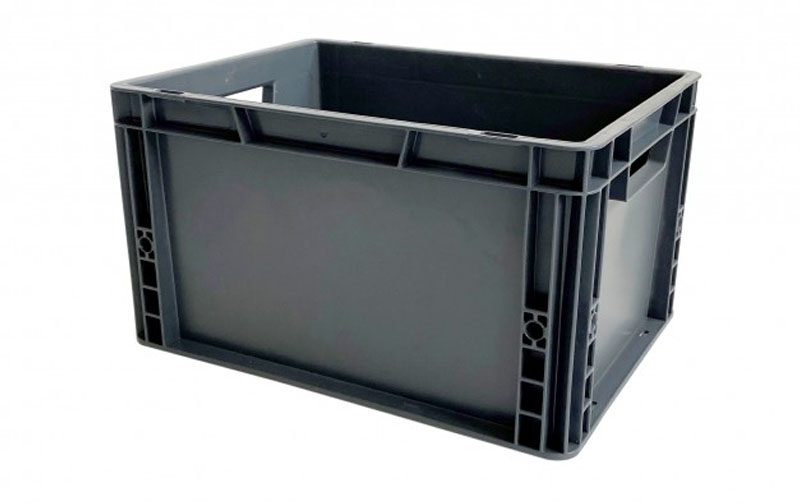 Bac de manutention polypropylène 400 x 300 mm série E 20 L charge 20 kg VISO E4322/21