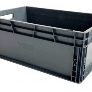 Bac de manutention polypropylène 600 x 400 mm série E 45 L charge 30 kg VISO E6420/21