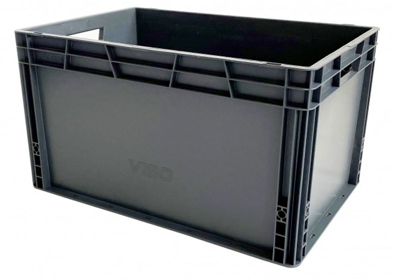Bac de manutention polypropylène série E 65 l charge maxi 40 kg VISO E6432/21