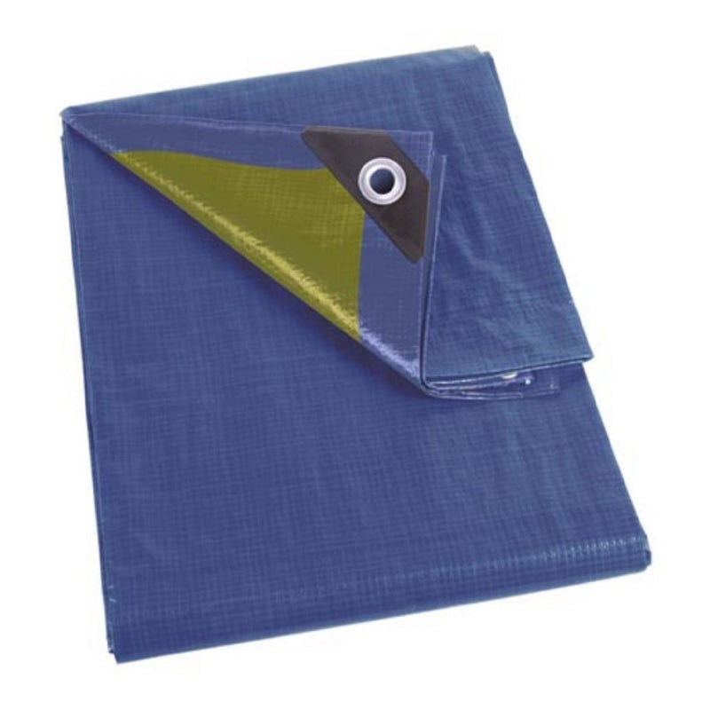 bache de sol résistante PEREL - 5x6 - bleu kaki