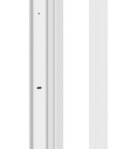 Bandeau 2500 mm rénovation 2 ventouses 300 kg 12 / 24 V RAL9010 SEWOSY CPREG2N-250-9010