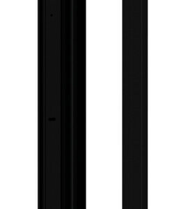 Bandeau 2500 mm rénovation 2 ventouses 300 kg 12/24 V RAL9005 SEWOSY CPREG2N-250-9005