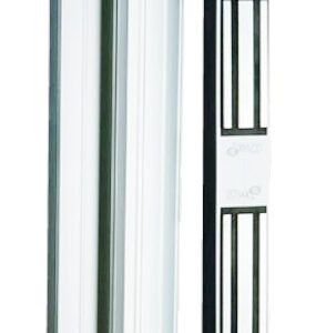 Bandeau ventouse blanc 2,5 m 2 x 400 kg 12/24 V DC CDVI BO800RN9010