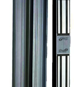 Bandeau ventouse noir 2,5 m 2 x 400 kg 12/24 V DC CDVI BO800RN9005