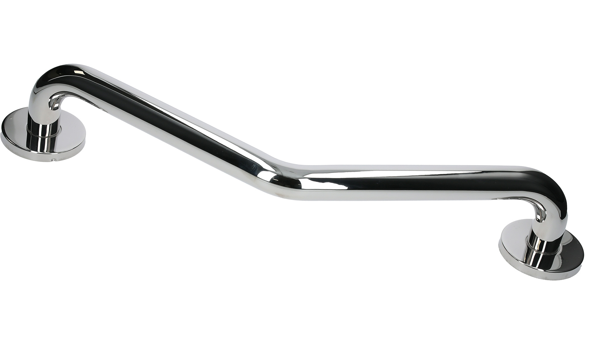 Barre de relèvement coudée 135° D 83 265 x 265 mm chromée GARIS B-INOX-BR51