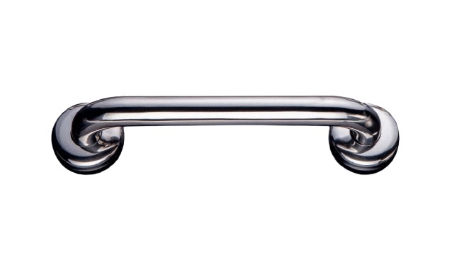Barre de relèvement coudée 135° en inox poli D32 400 x 400 mm pour PMR AKW 1263