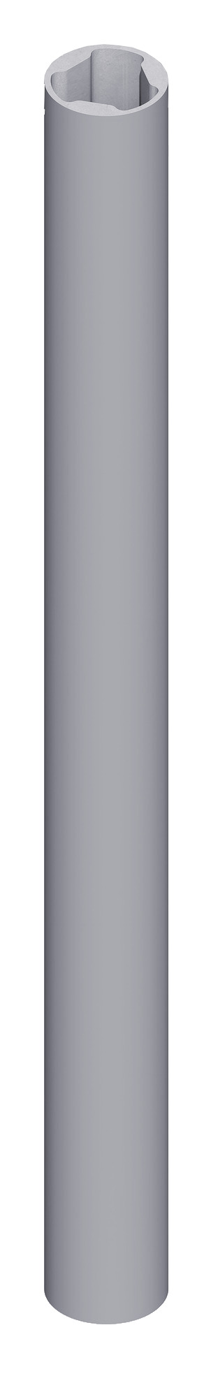 Barre pour poignée DIVA X A XXI diamètre 40 mm longueur 2500 mm alu RAL9006 LA CROISEE DS DS7401-007