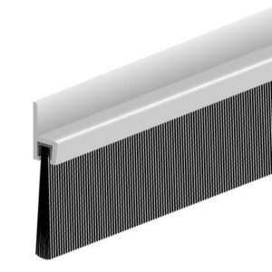 Bas de porte aluminiumà brosse IBS50 300cm ELLEN 0308103D