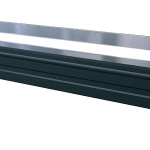 Bas de porte de garage à grande bavette ADS-GL 250 cm noir ELLEN 0301003D