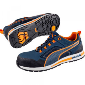 Baskets de sécurité basse CROSSTWIST LOW S3 HRO SRC bleu/orange P40 PUMA 643100-T.40