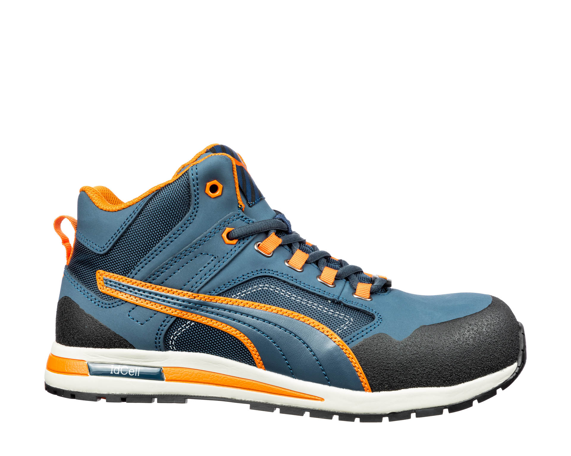 Baskets de sécurité hautes CROSSTWIST MID S3 HRO SRC bleu/orange P41 PUMA 633140-T.41