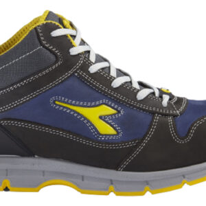 Baskets de sécurité montantes RUN MID ESD S3 SRC gris/bleu P44 DIADORA SPA 701.175304