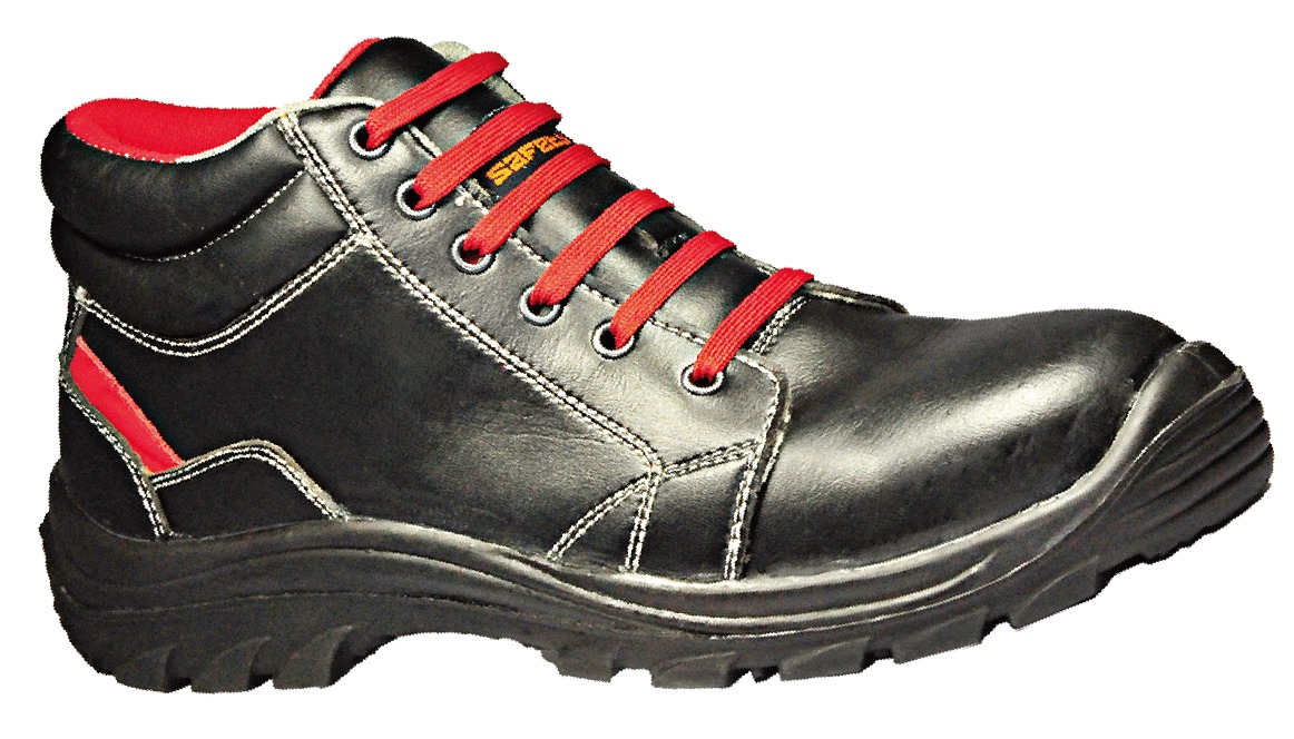 Baskets haute JANUS S3 SRC PU1D 0 % métal noir/rouge P40 TEC SAFETY CHA3A0909-40