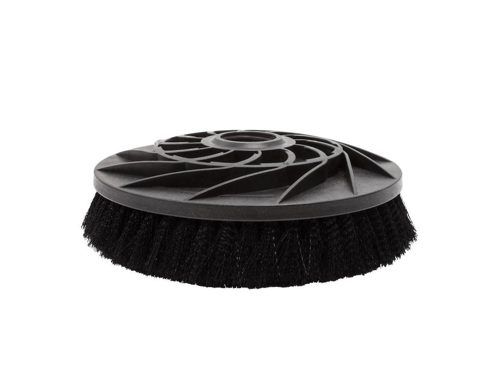 Brosse douce - Twin Brush noire - pour bateau, caravane et camping-car