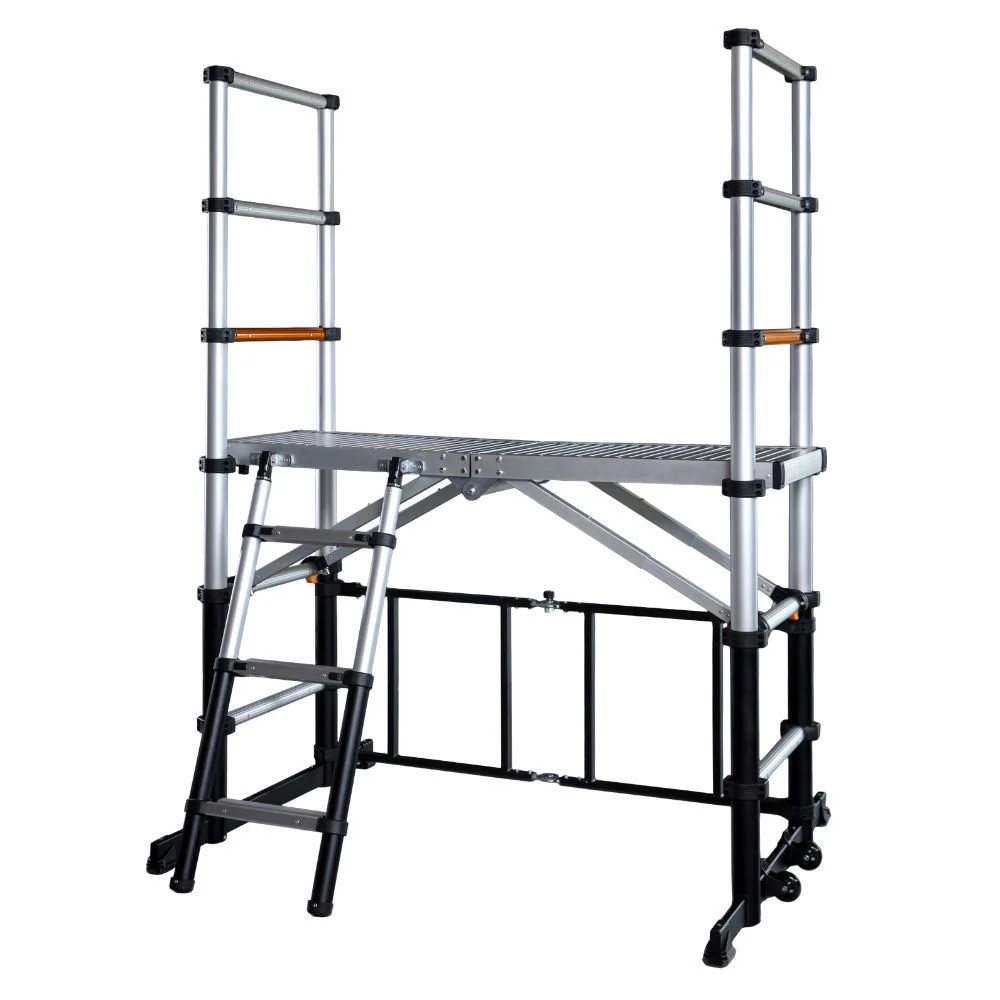 Échafaudage télescopique aluminium Batavia – plateforme 120x48 cm – hauteur 90 cm