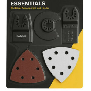 Kit d’accessoires multitool - (13 pièces) - lames, grattoir et abrasifs