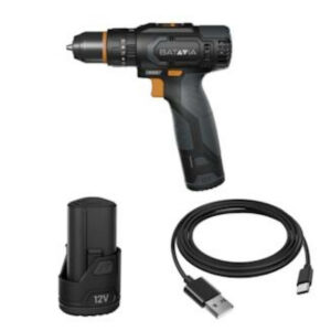 Perceuse-visseuse à percussion sans fil - Fixxpack 12 V - usage perçage et vissage avec batterie