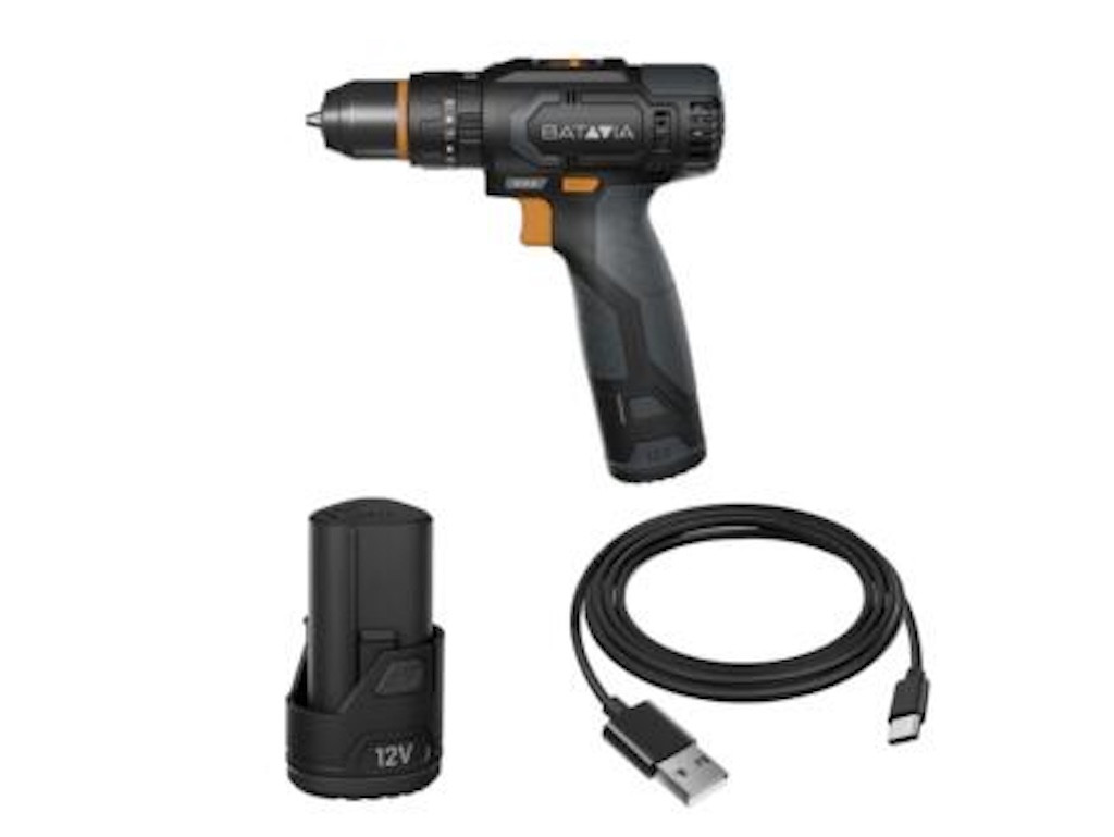 Perceuse-visseuse à percussion sans fil - Fixxpack 12 V - usage perçage et vissage avec batterie