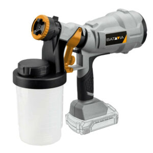 Pistolet à peinture sans fil - 18V - Réservoir 900 ml - Débit réglable