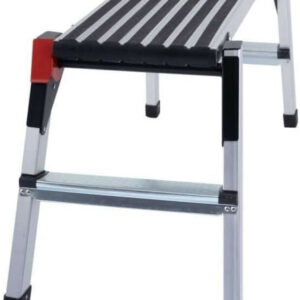 Plateforme de travail - pliable en aluminium - hauteur de travail 2,5 m sécurisée