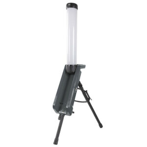 Projecteur LED hybride - 18V 360° - lampe de chantier sur trépied