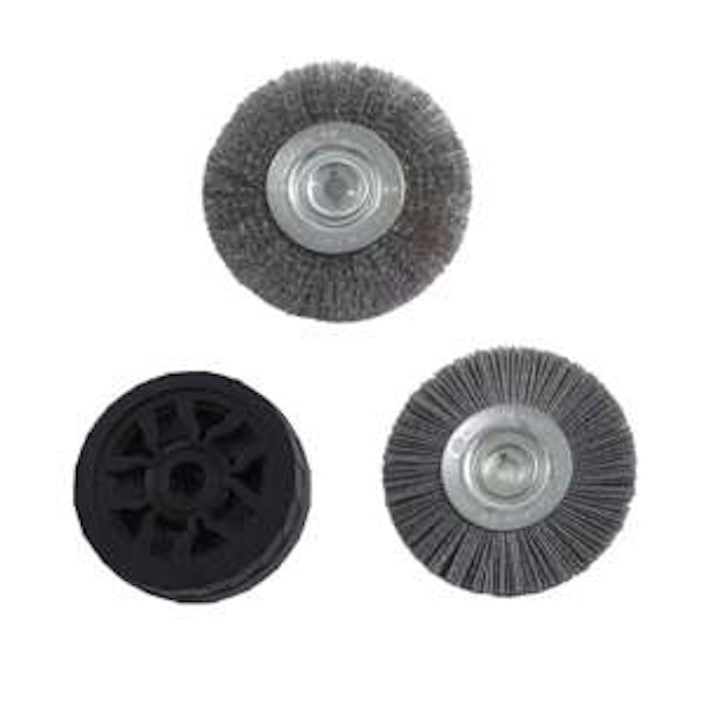 Set de brosses désherbantes - Maxxbrush 18V - nylon et métallique