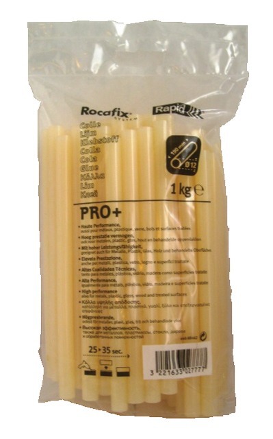 Bâton de colle PRO+ transparent 12 mm 1 kg RAPID 40302777