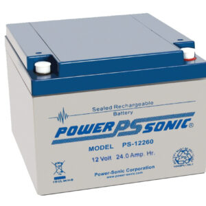 Batterie rechargeable 12 V DC 24 Ah flamme retardante POWERSONIC PS12260GB