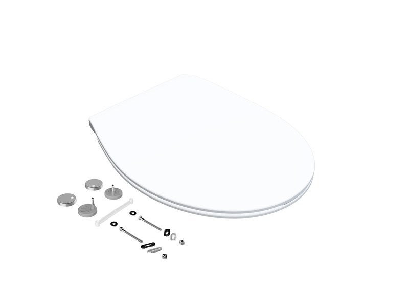Abattant frein de chute déclipsable Click & Clean slim, blanc