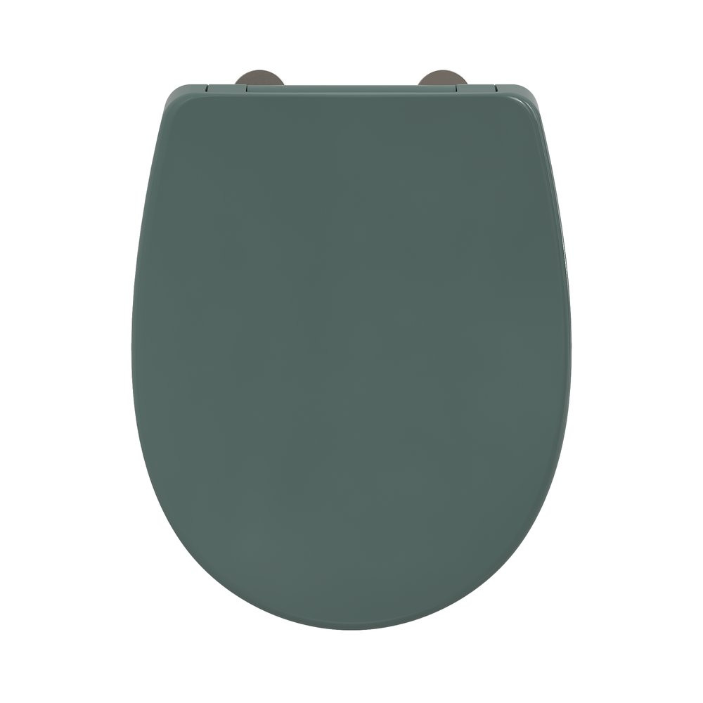 Abattant wc thermodur click & clean classic frein chute declip vert
