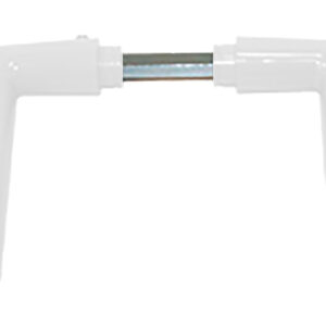 Béquille double 710 ARCOLOR carré 7 mm 38/48 blanc VACHETTE 007834
