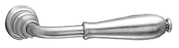 Béquille double MANSART fer cémenté patiné verni 2P carré 7 mm BOUVET B67DB6632