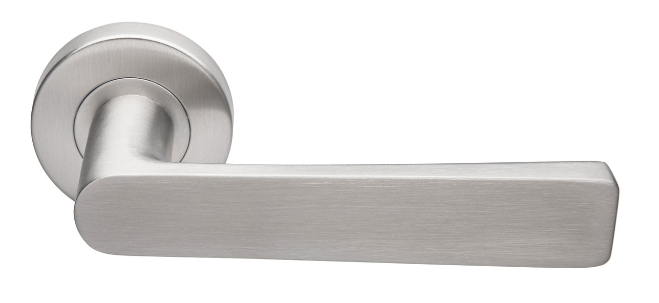 Béquille double massive sur rosace JADE 4005 inox HERACLES B-INOX-BM05