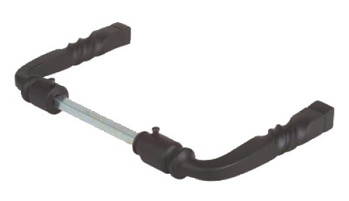 Béquille double style Bourgogne en fer noir carré de 8 mm BOUVET B50DB46J