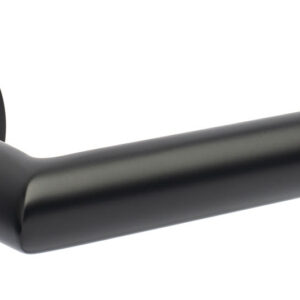 Béquille double sur rosace JADE slim noir mat bec de cane diamètre 19 mm SL02 HERACLES B-INOX-SL02N