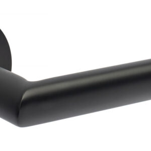 Béquille double sur rosace JADE slim ovale SL00N noir mat HERACLES B-INOX-SL00N