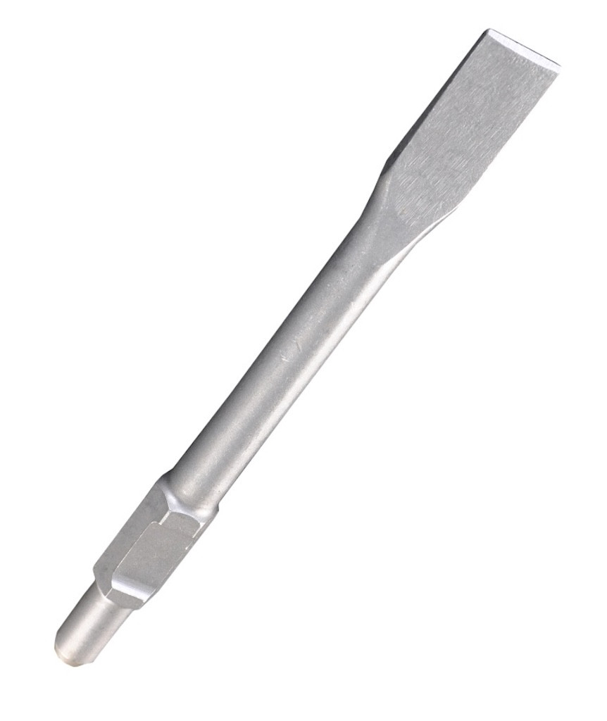 Burin plat 410 mm - SDS - hexagone 8 - emmanchement 30 mm