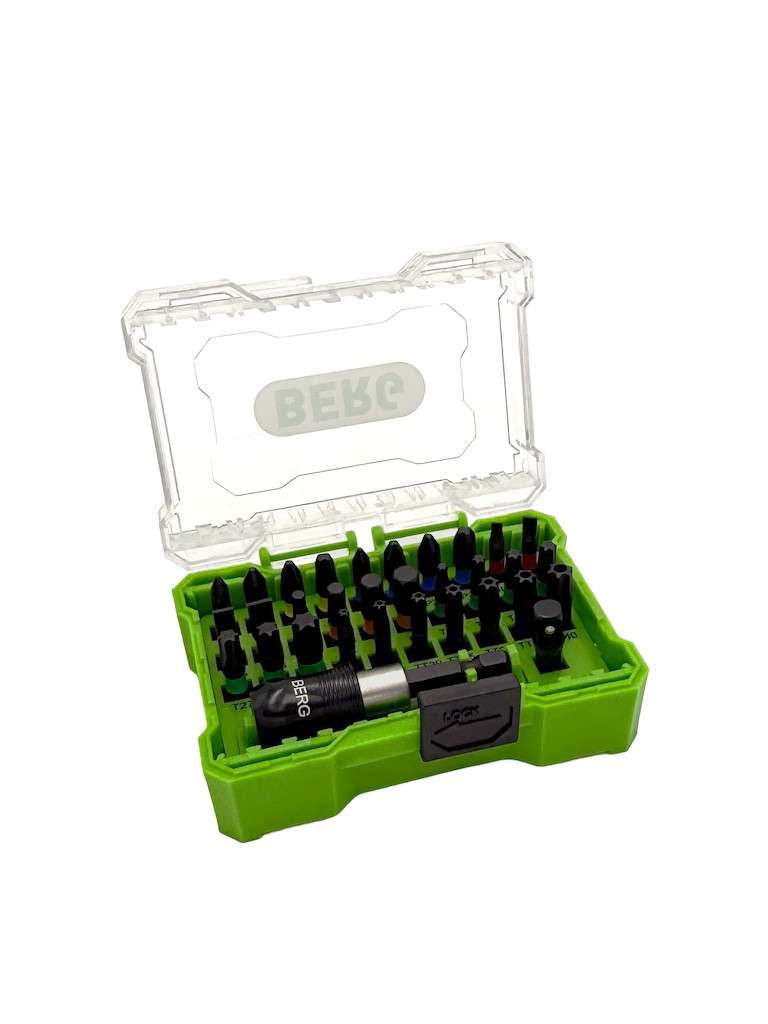 Coffret d’embouts de vissage 32 pièces avec porte-embout magnétique - 25 mm