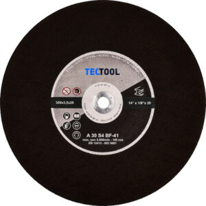 Disque à tronçonner acier Ø350 mm - alésage 20 mm - pour découpe métal