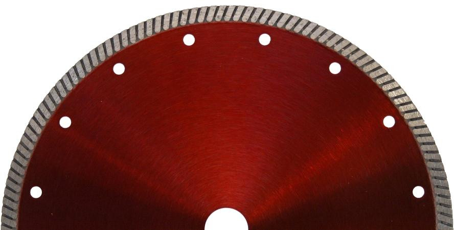 Disque diamant à segmentation turbo avec bord continu - Ø 180 mm