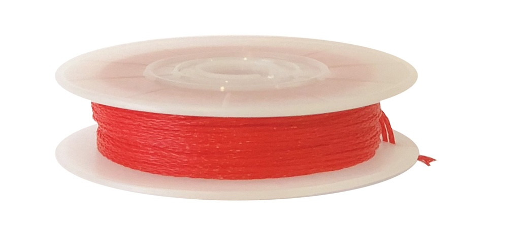 Ficelle de maçon - rouge - 1,0 mm x 20 m